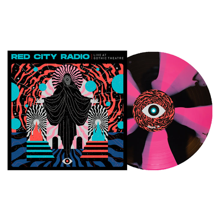 Live At Gothic Theatre - Black & Hot Pink Pinwheel LP