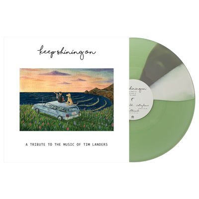 Keep Shining On: A Tribute To The Music Of Tim Landers - Coke Bottle Clear W/ Grey & White Twist LP