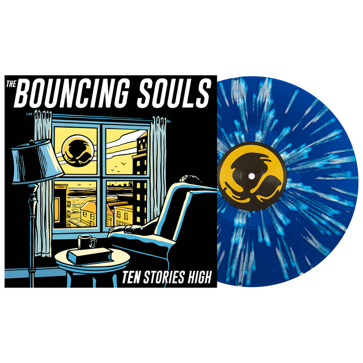 Ten Stories High - Blue W/ Heavy White Splatter LP