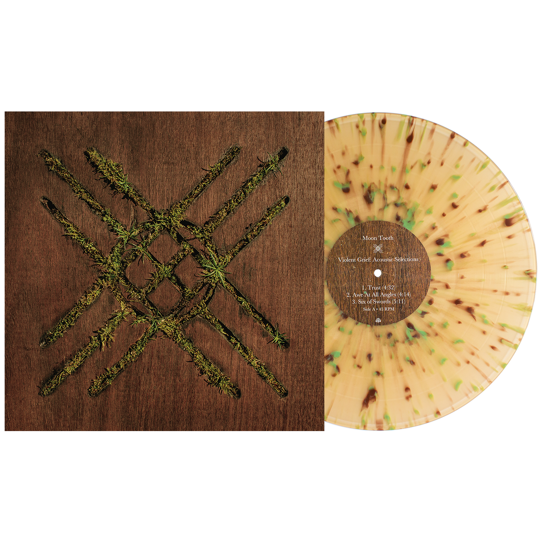 Violent Grief: Acoustic Selections - Beer W/ Heavy Brown & Olive Splatter LP - Vinyl
