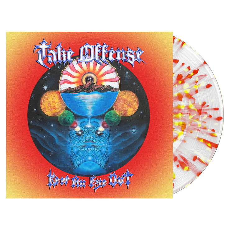 Keep An Eye Out - Clear W/ Heavy Blood Red & Yellow Splatter LP