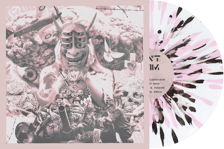 Foreign Language - Clear W/ Baby Pink & Black Splatter LP