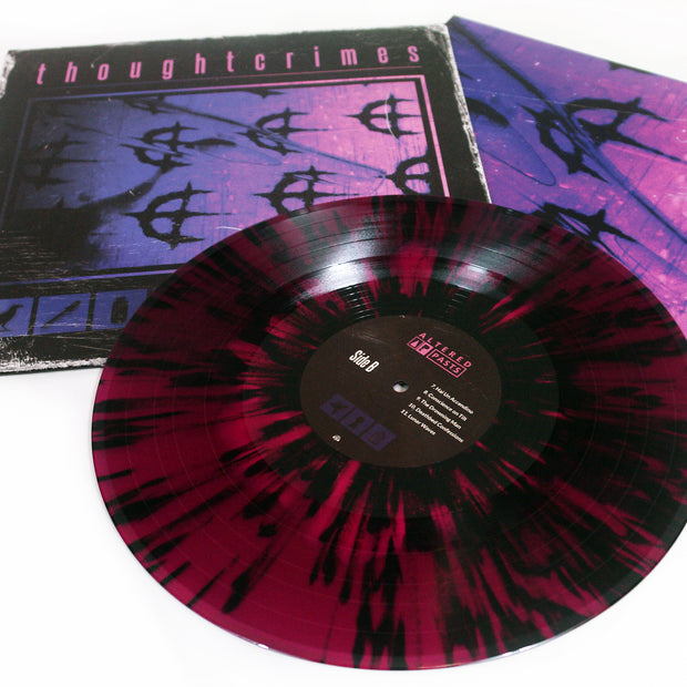 Altered  Pasts - Hot Pink In Deep Purple W/ Heavy Black Splatter LP