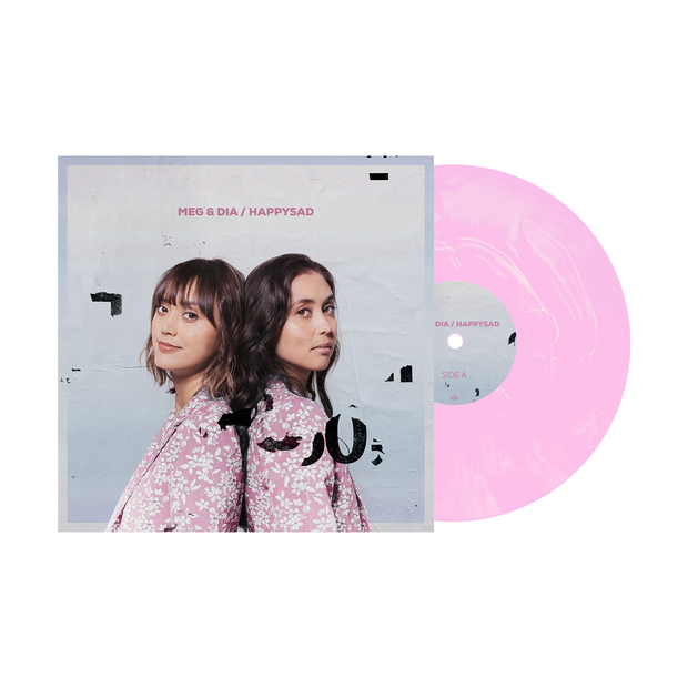 Happysad - Baby Pink & Hot Pink Galaxy LP