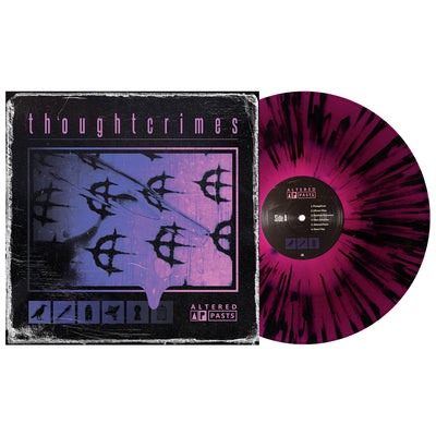 Altered  Pasts - Hot Pink In Deep Purple W/ Heavy Black Splatter LP