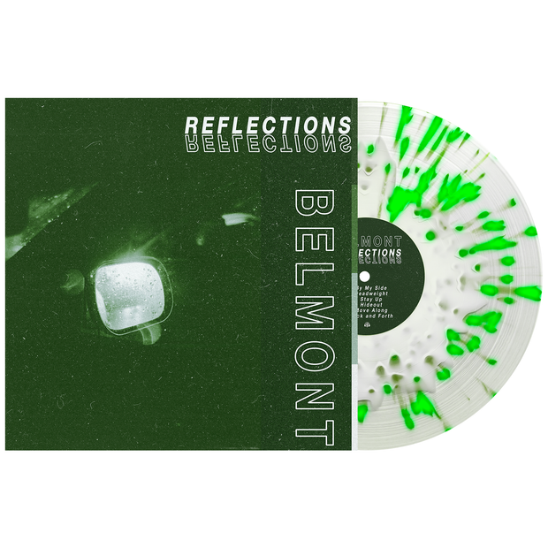 Reflections - White in Clear W/ Heavy Neon Green Splatter LP