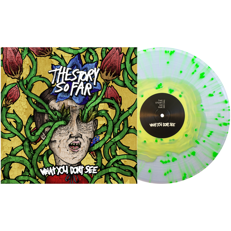 What You Don't See - Easter Yellow In Clear W/ Heavy Neon Green Splatter LP