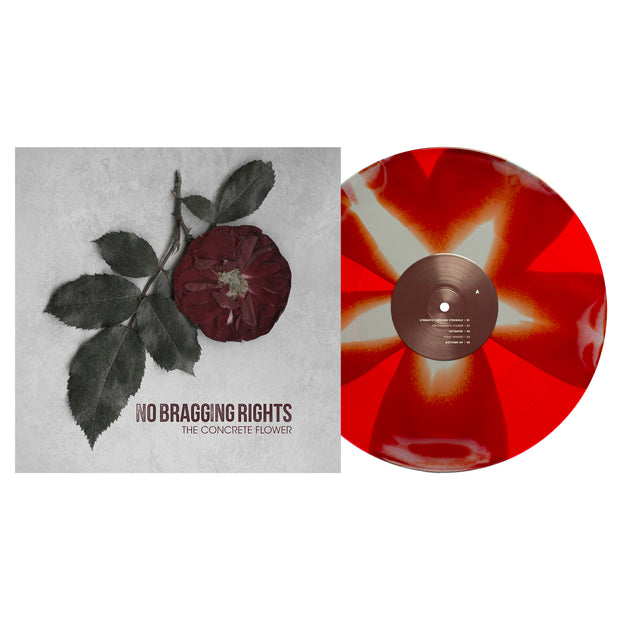 The Concrete Flower - Red & Grey Pinwheel LP