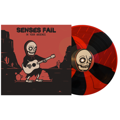 In Your Absence - Black & Blood Red Pinwheel LP