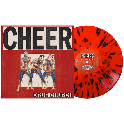 Cheer - Bone In Blood Red W/ Heavy Black Splatter LP