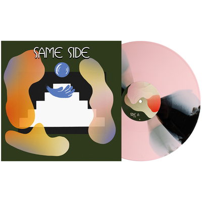 Same Side - Baby Pink W/ Black & Grey Twist LP