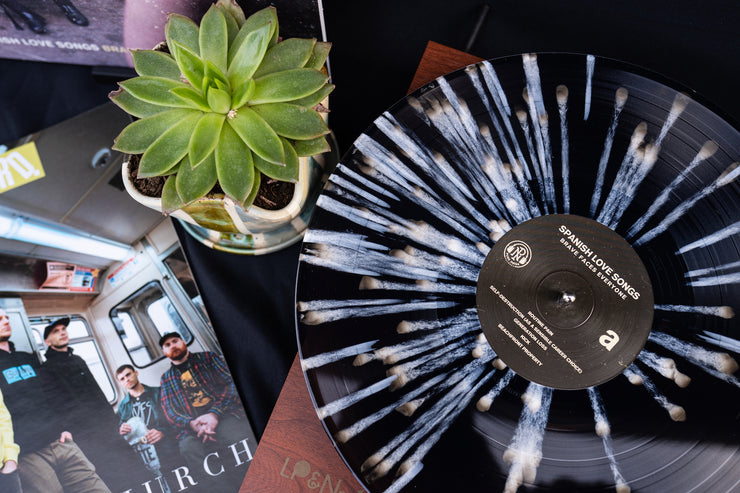 Brave Faces Everyone - Black Ice W/ White Splatter LP