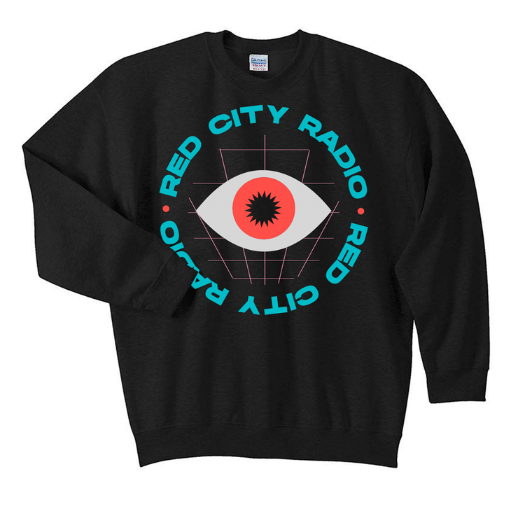 Red City Radio Paradise Black - Crewneck