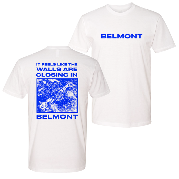 Walls Are Closing In White - Tee