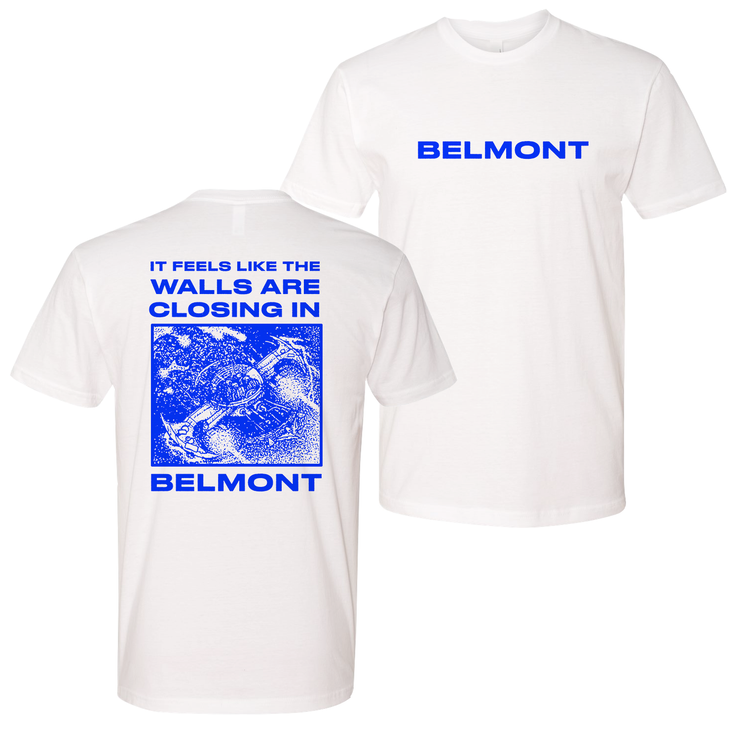 Walls Are Closing In White - Tee