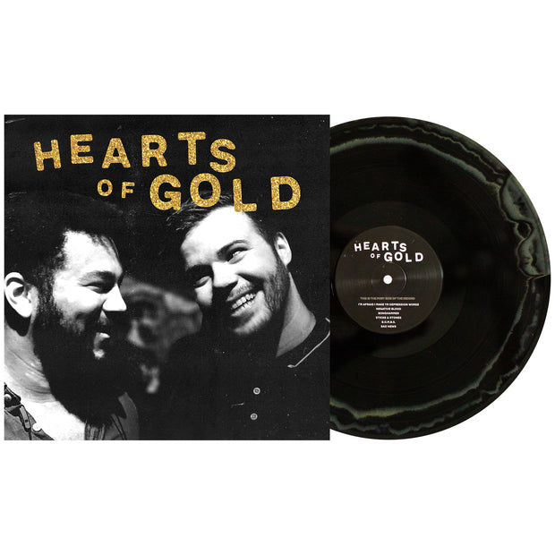Hearts Of Gold - Black & Gold Aside/Bside LP