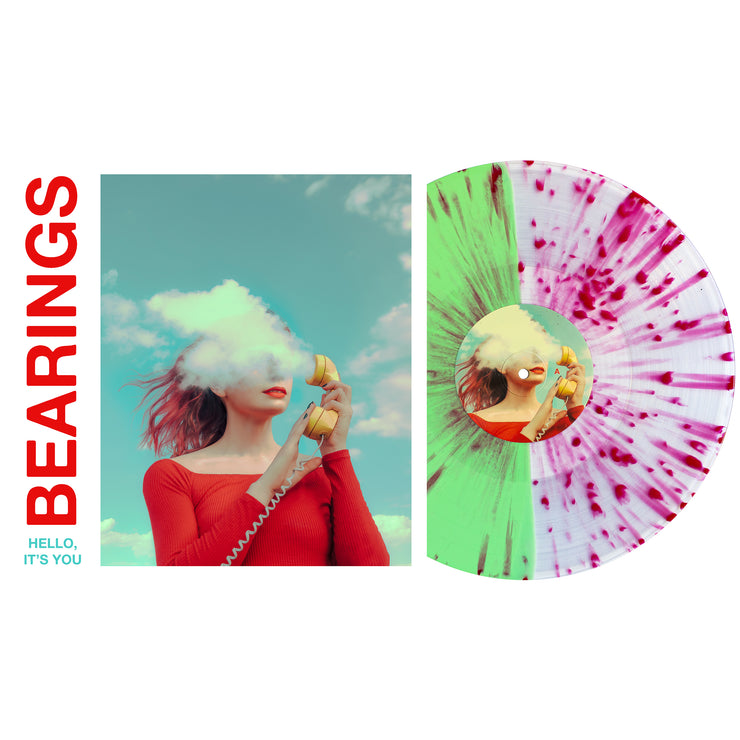 Hello, It's You - Half Ultra Clear / Half Mint w/ Heavy Red(ish) Splatter LP