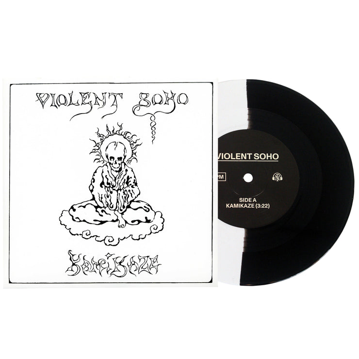 Kamikaze - Half Black / Half White 7"