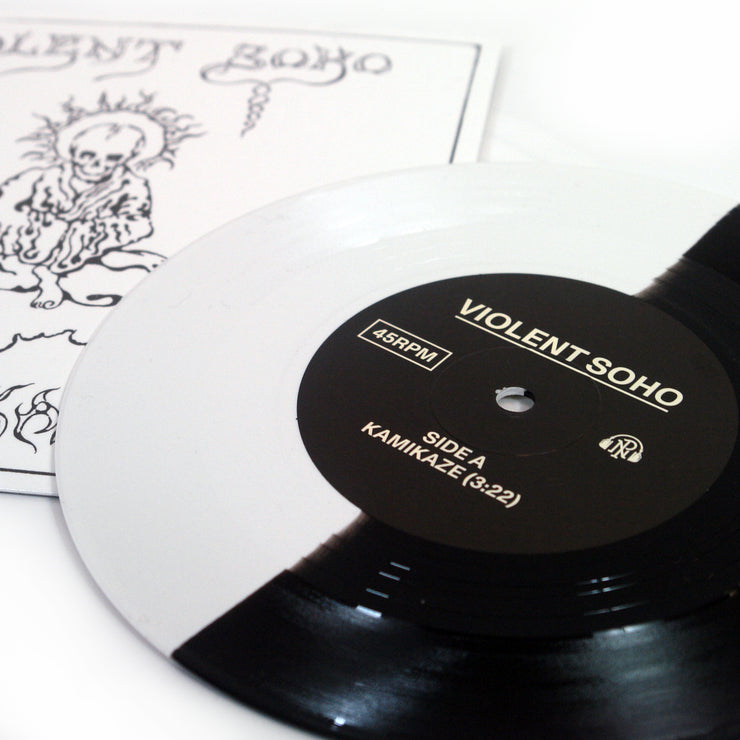 Kamikaze - Half Black / Half White 7"