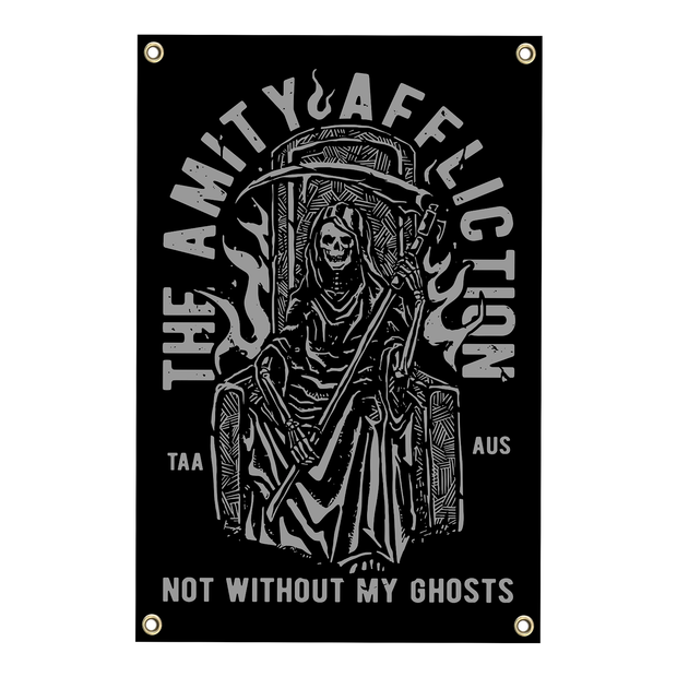 Not Without My Ghosts - Wall Flag