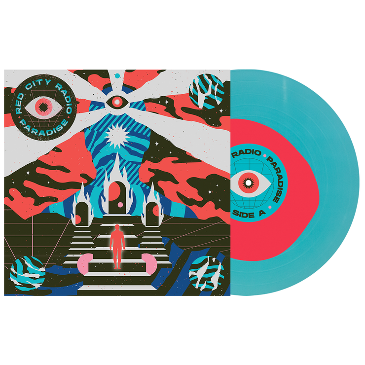 Paradise - Neon Pink In Electric Blue LP
