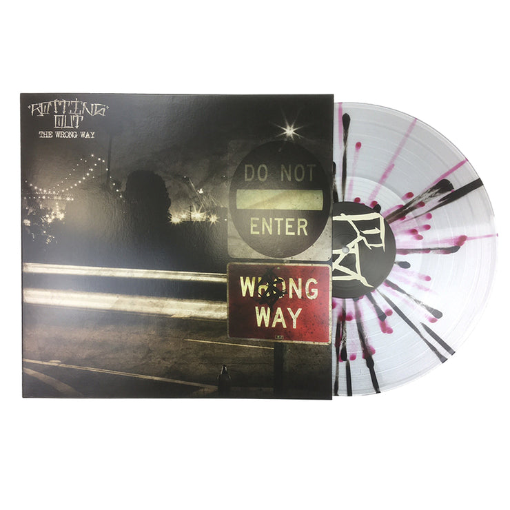The Wrong Way - Clear W/ Black & Red Splatter LP